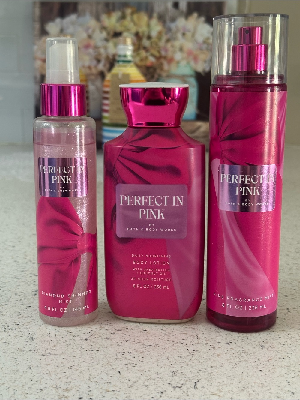 Bath & Body Works Perfect In Pink Bundle